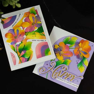 STAMPtember® Serene Bloom | Rainbow Splash Inks